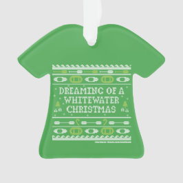 Träumen von einem weißen Weihnachtskraut Ornament