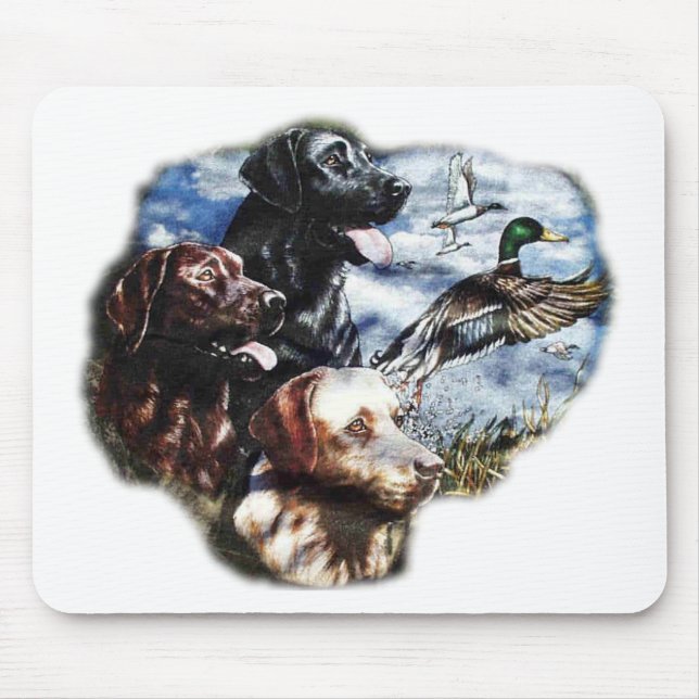 Träumen von Enten-Jagd Mousepad (Vorne)