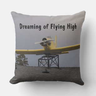 Träumen von Flying High werfen Kissen. Kissen