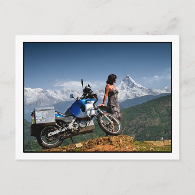 Träumen von Machhapuchhierer Postkarte (Vorderseite)