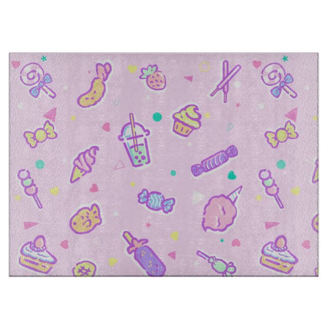 Träumen von Sommersnacks Schneidebrett (Vorderseite)