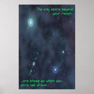 Träumen von Sternen Poster