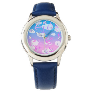 Träumende Anker, kleine Seeleute Armbanduhr