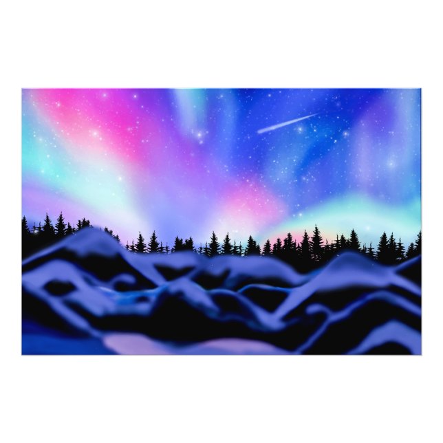 Träumende Lichter Fotodruck (Vorne)