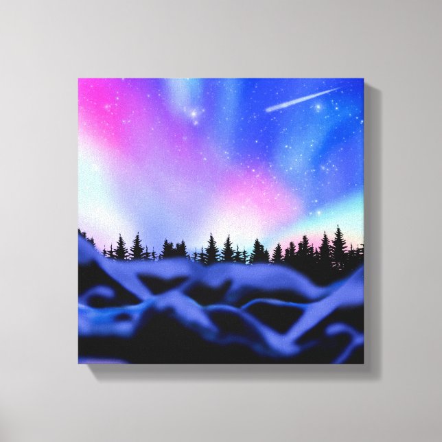 Träumende Lichter Leinwanddruck (Vorderseite)