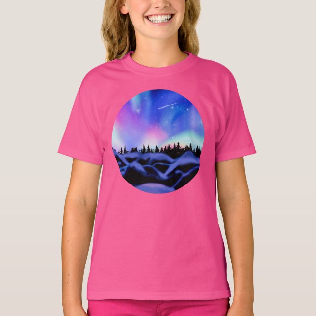 Träumende Lichter T-Shirt (Vorderseite)