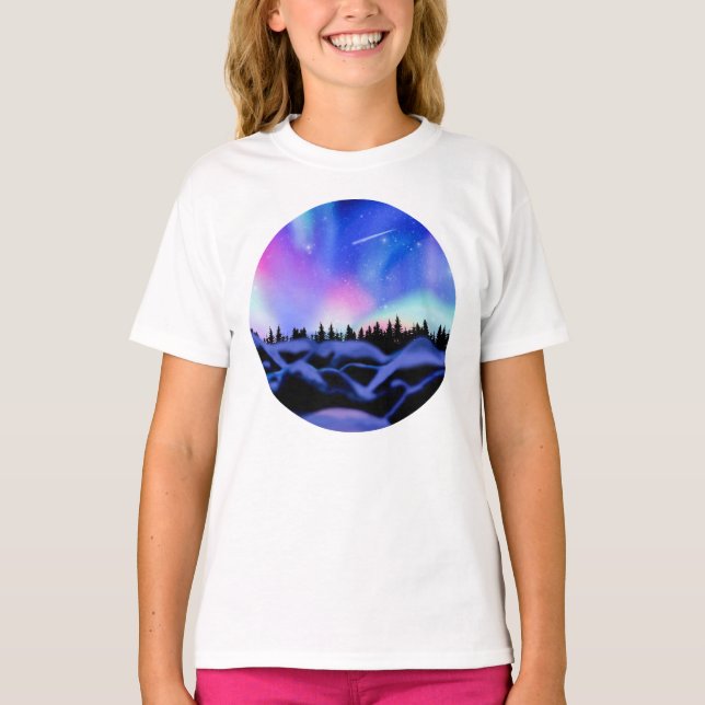 Träumende Lichter T-Shirt (Vorderseite)