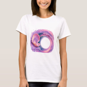 Träumende Meereswellen-Fantasie-Kunst – Tropischer T-Shirt