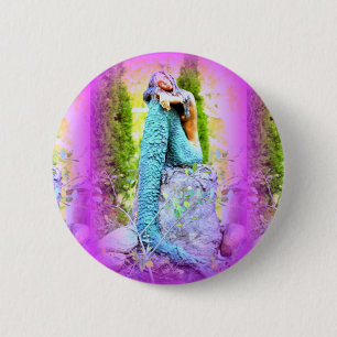 träumende meerjungfrau knopf button
