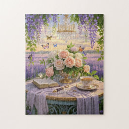 Träumende, sanfte Szene einer üppigen, floralen