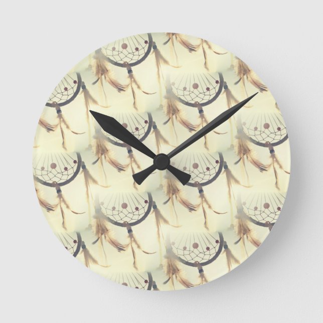 Träumer Runde Wanduhr (Vorderseite)