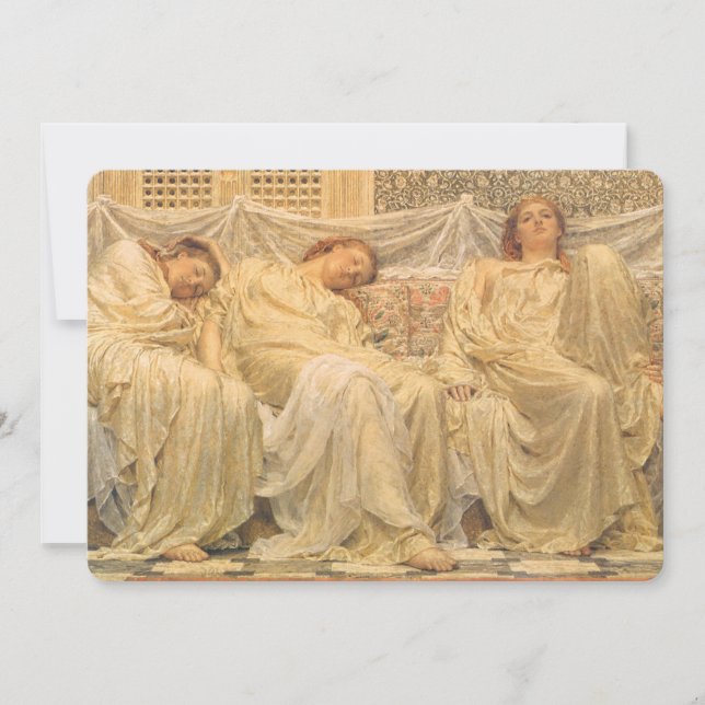 Träumer von Albert Joseph Moore, viktorianische Ku (Vorderseite)