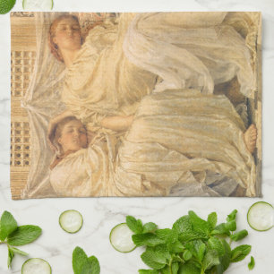 Träumer von Albert Joseph Moore, viktorianische Ku Geschirrtuch