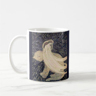 Träumerin und Katze Kaffeetasse