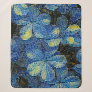 Träumerische Blumen im Kunststil von Vincent Van G Sherpadecke