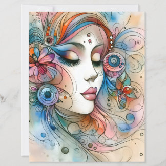 Träumerische Capricen Damen Scrapbook Papier