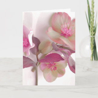 Träumerische Hellebores-Papierset Karte