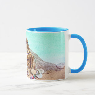 TRÄUMERISCHE MEERJUNGFRAU durch SHARON SHARPE Tasse
