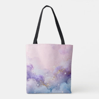 Träumerische östliche Wolken - Mystische Pastell-T Tasche