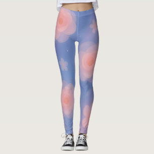 Träumerische Pastell-Galaxie-Kunst Leggings