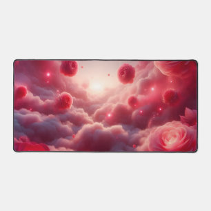 Träumerische Romantische Fantasy Rosen Liebe Schreibtischunterlage