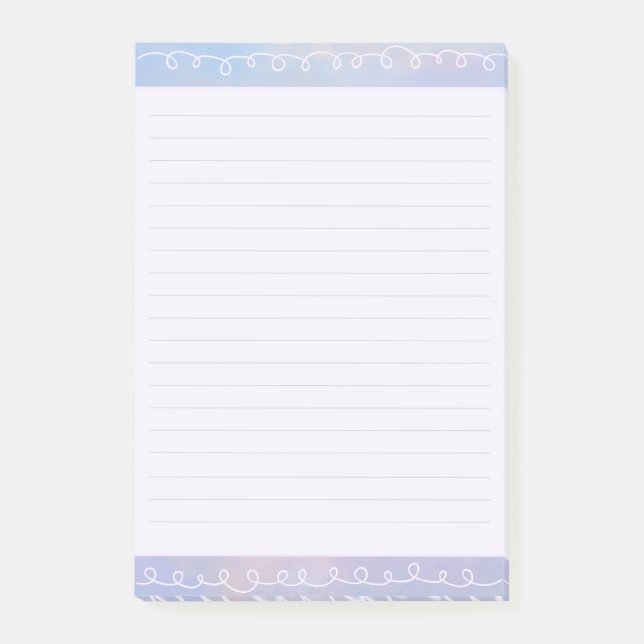 Träumerische Schreibwaren Post-it Klebezettel (Vorderseite)