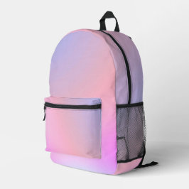 Träumerische Zuckerwatte Pastellverlauf Bedruckter Rucksack