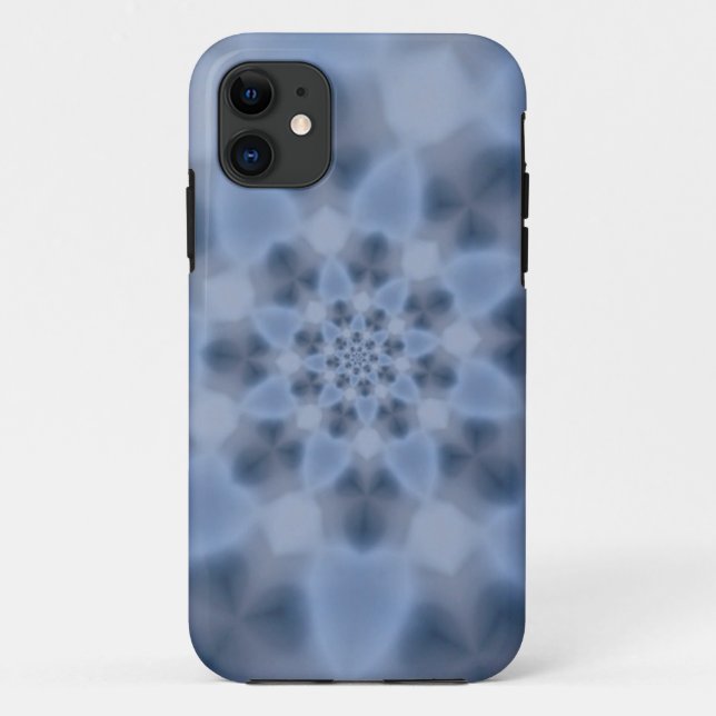Träumerischer blauer Kaleidoskop iPhone 5 Kasten Case-Mate iPhone Hülle (Rückseite)