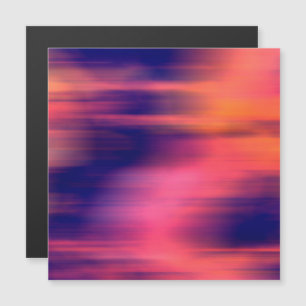 Träumerischer Pastell-Aura-Gradient-Unschärfe-Abst Magnetkarte