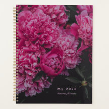 Träumerischer Planer Pink Peony