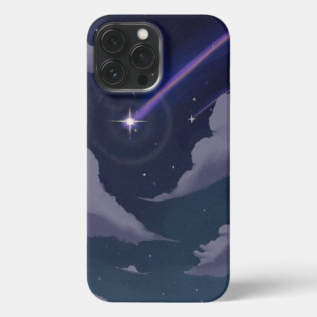 Träumerischer Sternenhimmel iPhone 13 Pro Max Hülle (Rückseite)