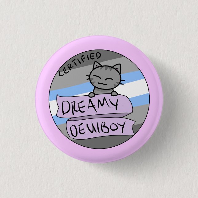 Träumerisches Demiboy Button (Vorderseite)
