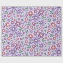 träumerisches Lavendel-Pastell-Blumenmuster