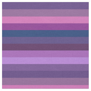 Träumerisches Lavendel- und Pflaumen-Streifenmuste Stoff