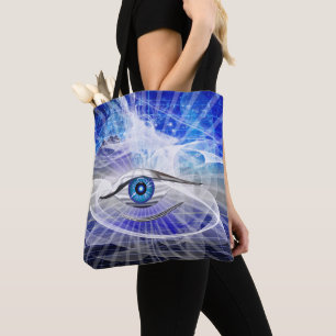 träumerisches mysisches kosmisches Auge Tasche