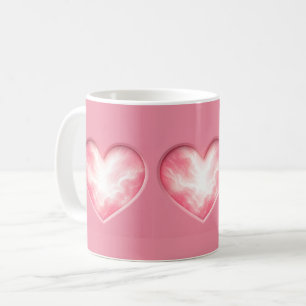 Träumerisches Pastellrosa Ätherisch Leuchtendes Wo Kaffeetasse