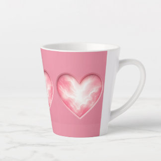 Träumerisches Pastellrosa Ätherisch Leuchtendes Wo Milchtasse
