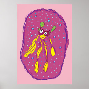 Träumerkreatur Kinderzimmer Poster