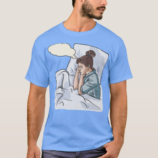 Träumerträumende Frauen träumen Träume schlafen T-Shirt
