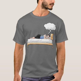 Träumerträumende Frauen träumen Träume schlafen T-Shirt
