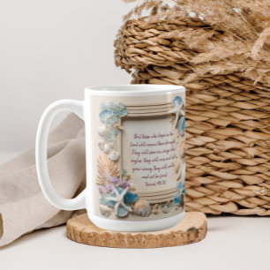 Träumeschale mit Muschelrahmen Kaffeetasse