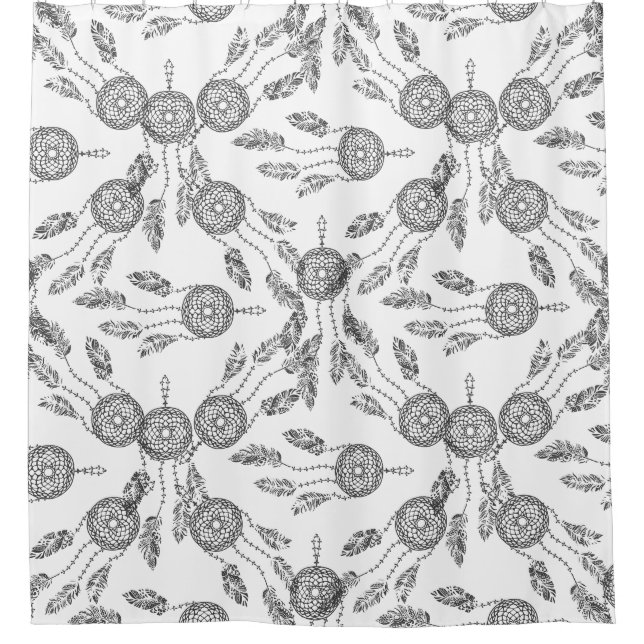 Traumfänger-Entwurf Duschvorhang (Vorderseite)