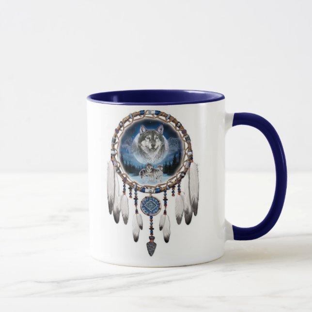 Traumfänger-Entwurf Tasse (Rechts)