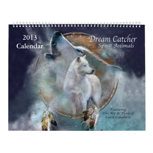 Traumfänger - Geist-Tier-Kunst-Kalender 2013 Kalender (Titelbild)