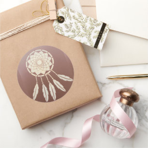 Traumfänger Runder Aufkleber