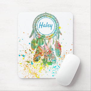 Traumfänger-Splatter personalisiert Mousepad
