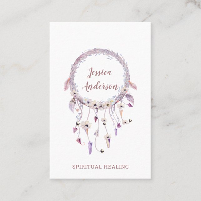 Traumfänger Visitenkarte (Vorderseite)