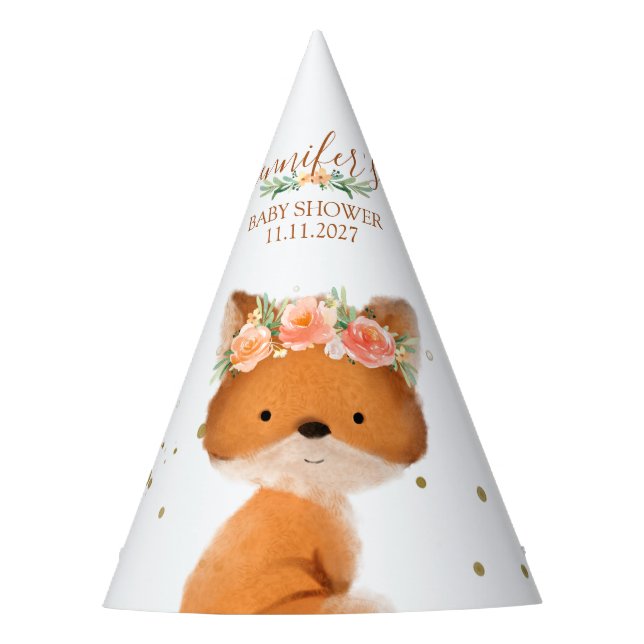 Traumfuchsfeier Partyhütchen (Vorderseite)