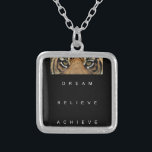 Traumglauben motivierend versilberte kette<br><div class="desc">Traumglauben motivierend</div>
