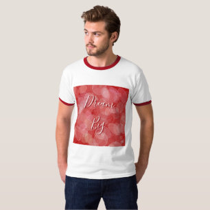 Traumgroßes. Bokeh Rotbeschaffenheit T-Shirt